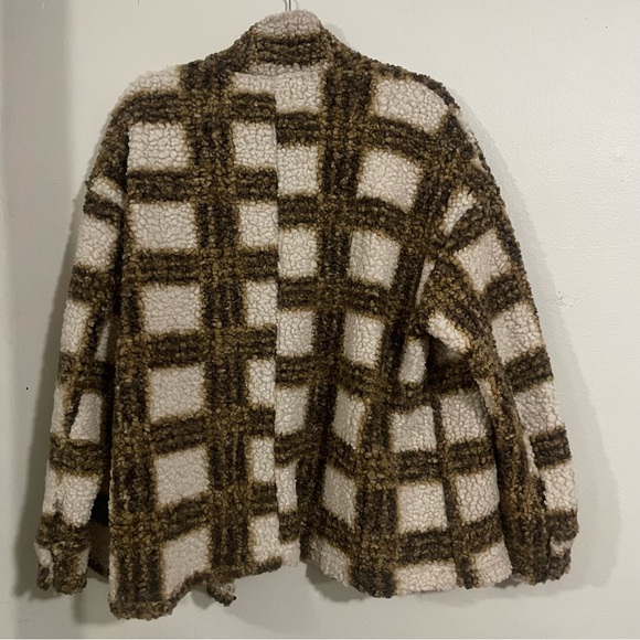 Soft loose fit checkered pattern jacket - Picture 2 of 10
